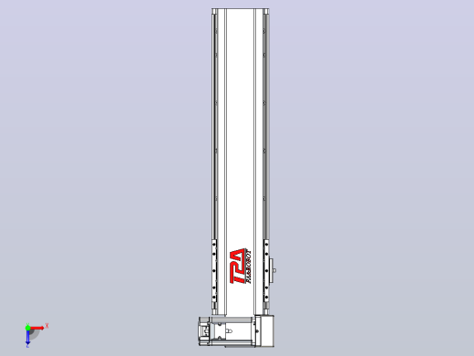 皮带直线轴半封闭可选导轨TPA-HNB-120D-110-L400-RU-C-P40-N3俯视缩略图