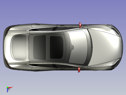 18-特斯拉 tesla model s STP俯视缩略图