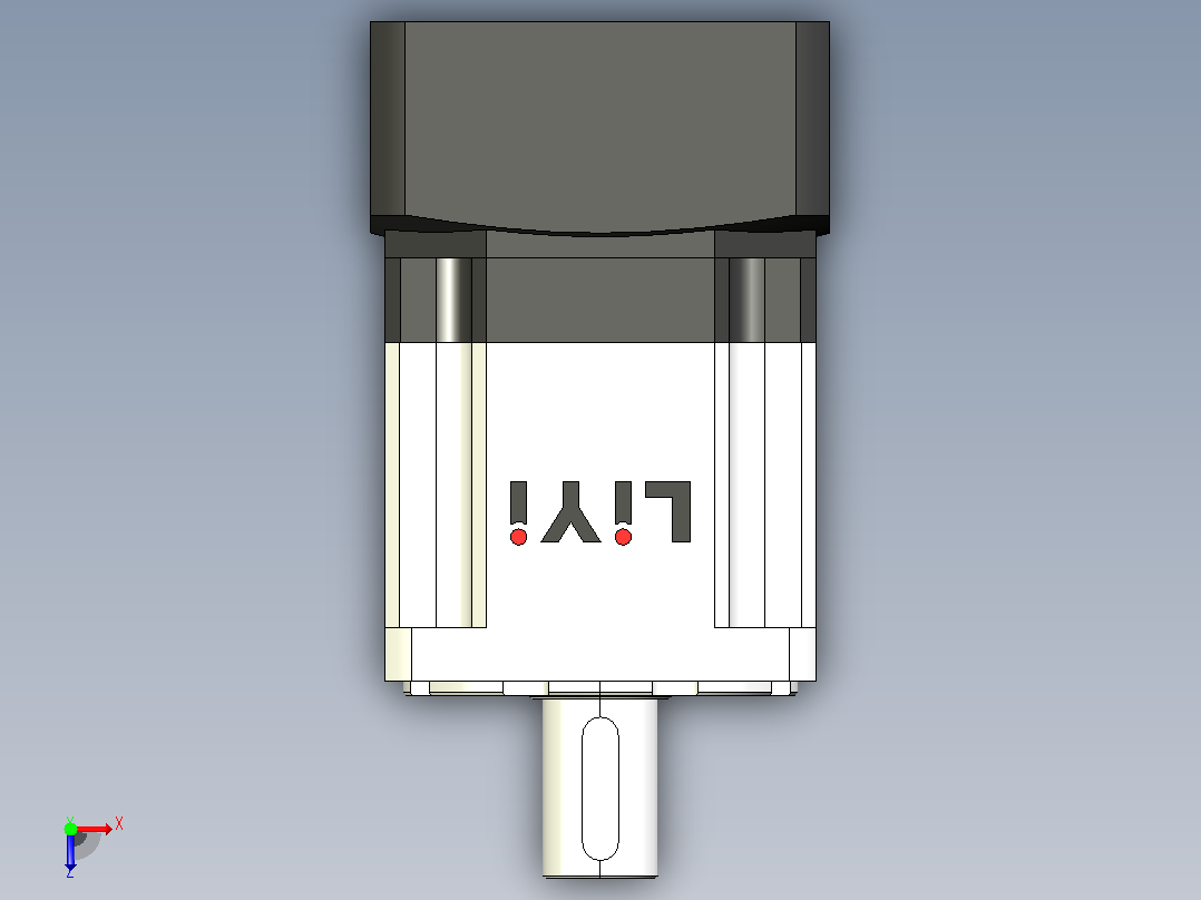 HX115精密行星减速机[HX115-L2-28]俯视图