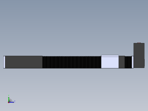直线模组DMBF100-RUCR（电机右上折）[DMBF100-L45S500-DT400-A2U-RUCR]左视缩略图