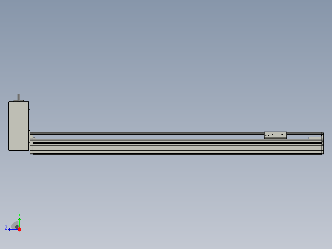 MT75BT半封闭皮带滑台[MT75BT.L80.700.RU.P40.C3]右视图
