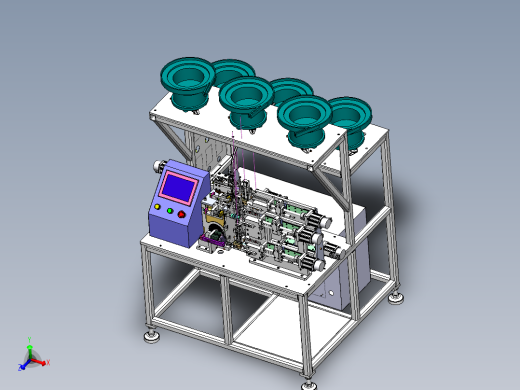 高精度手表卡针组装机含工程图sw19可编辑