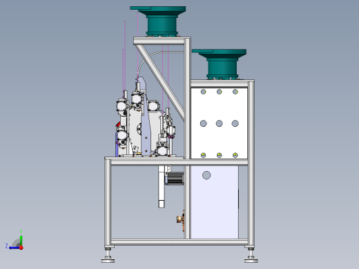 高精度手表卡针组装机含工程图sw19可编辑右视缩略图