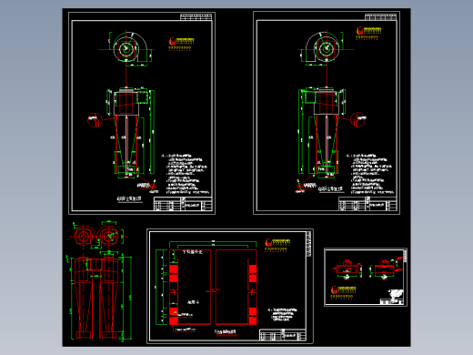 旋风除尘器制作图纸