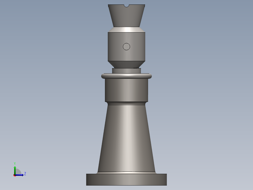 SOLIDWORKS 螺旋千斤顶左视图