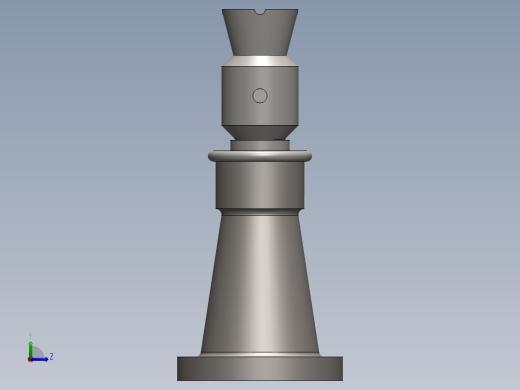 SOLIDWORKS 螺旋千斤顶左视缩略图