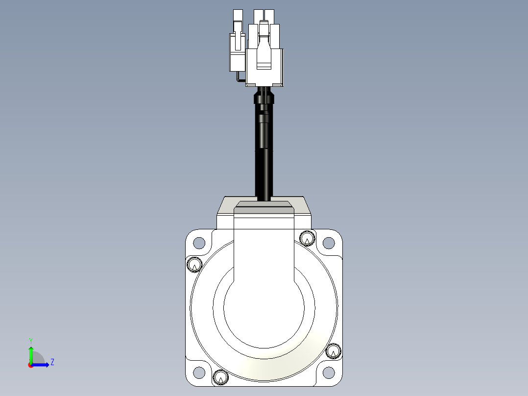 松下电机-MATSUSHITA_MSMF022L1D2左视图