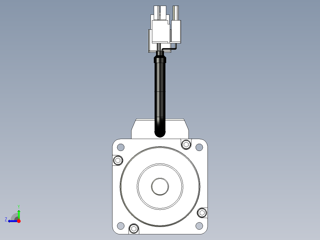 松下电机-MATSUSHITA_MSMF022L1D2右视图