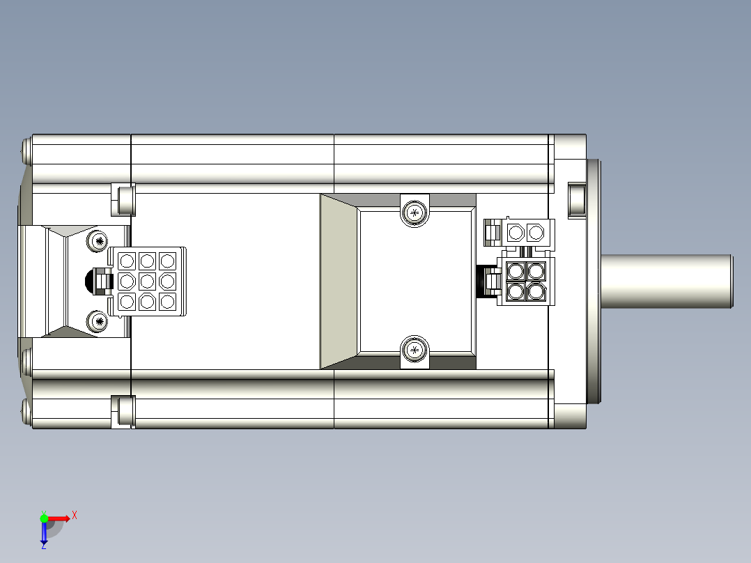 松下电机-MATSUSHITA_MSMF022L1D2俯视图