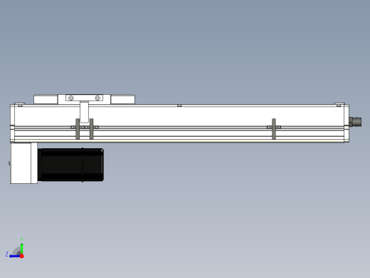 Toyo东佑达直线模组-ECH14-350-BM-400W右视缩略图