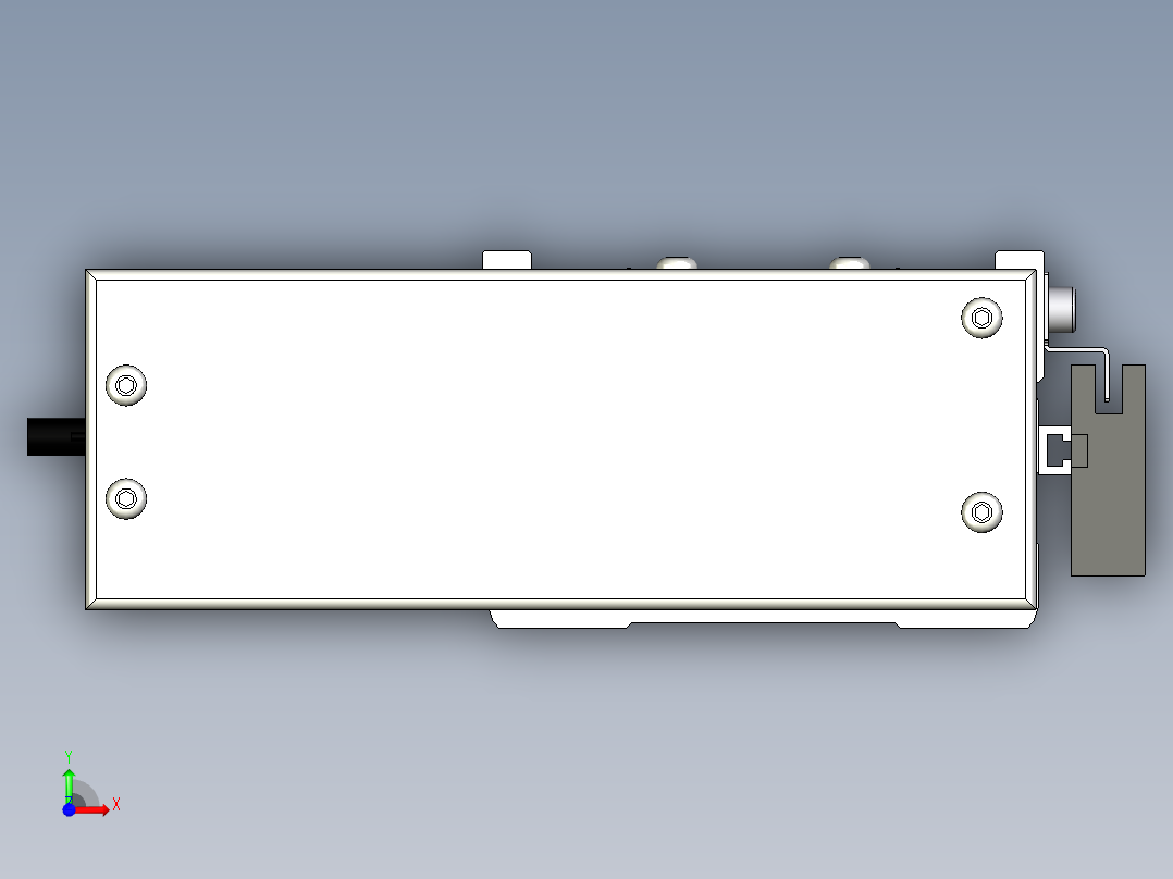 Toyo东佑达直线模组-ETH12-100-BR-100W前视图