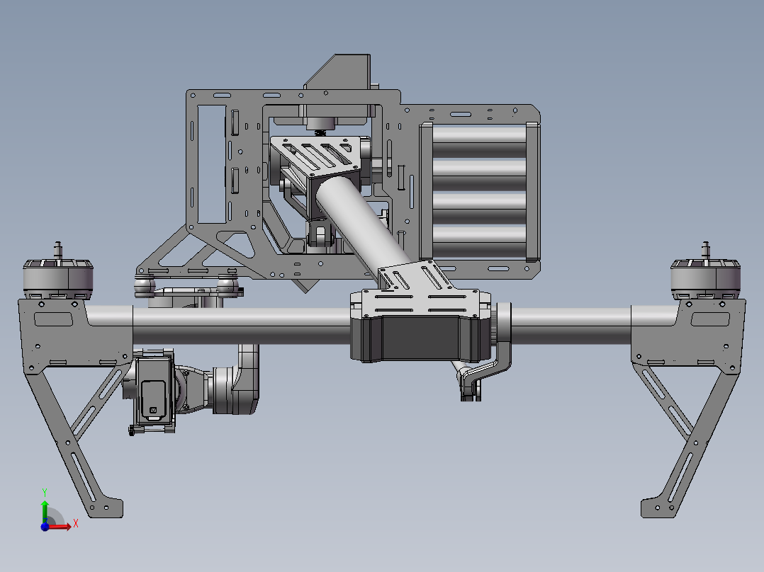 B37-无人机模型前视图