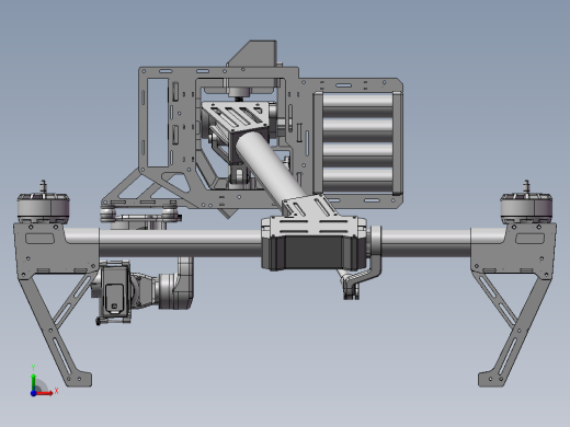 B37-无人机模型前视缩略图