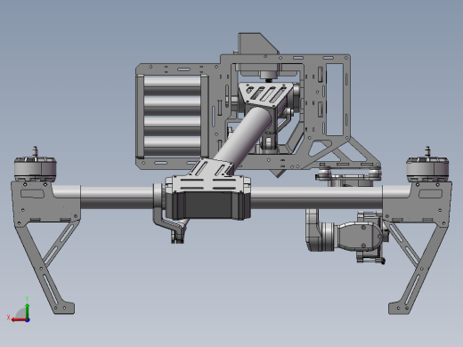B37-无人机模型后视缩略图