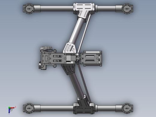 B37-无人机模型俯视缩略图