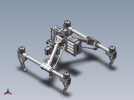 B37-无人机模型正等轴测缩略图