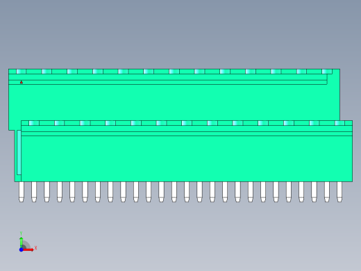 DEGSON 2EDG 系列 5.0mm 可插拔接线端子组-2EDGVT-5.0-26P-14-00AH前视缩略图