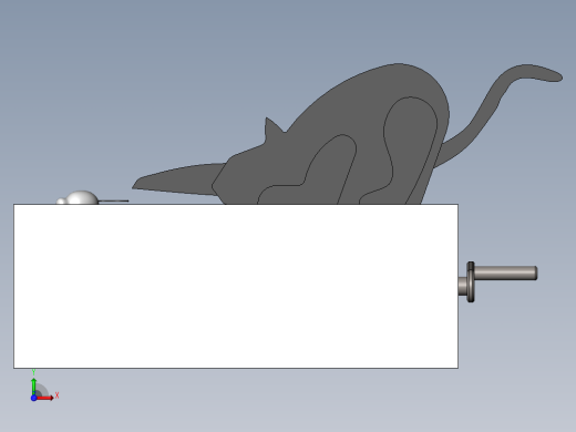 猫捉老鼠前视缩略图