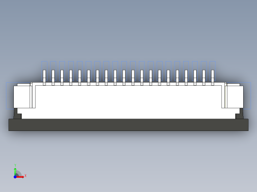 连接器 SM-FFC3B05-20-T前视缩略图