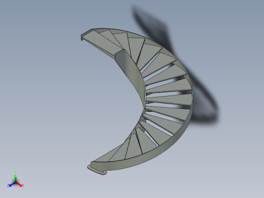 螺旋形金属板梯子