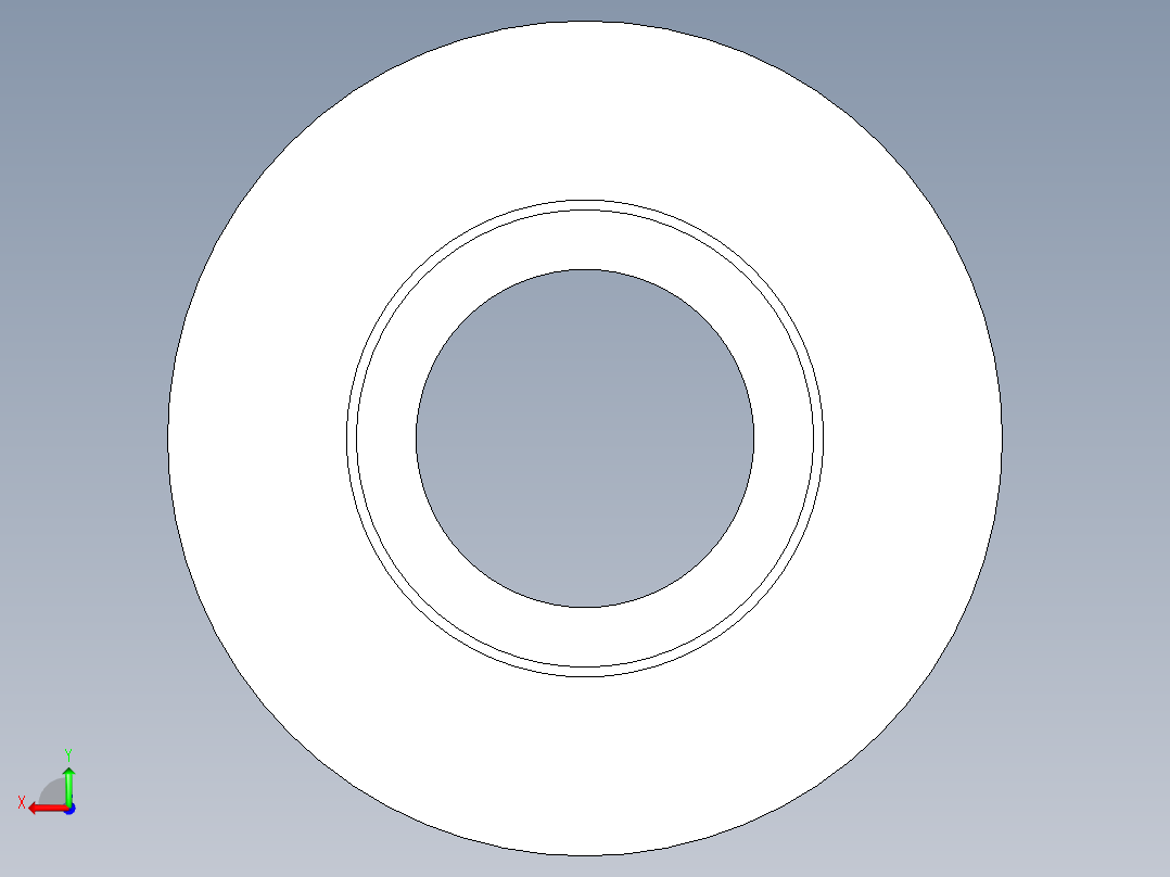 螺帽(附球面座)2308-3D多系列多零件图纸模型后视图