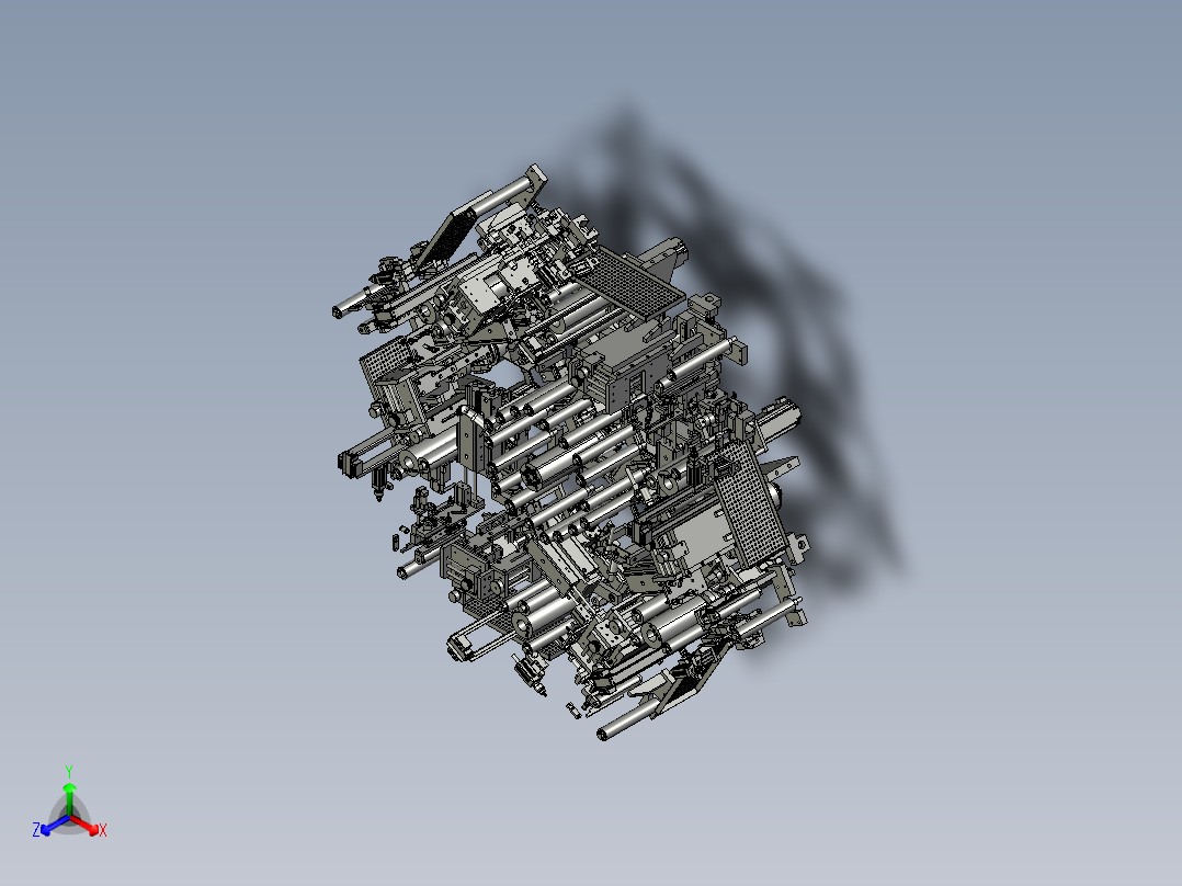 太阳能源收集器主视图