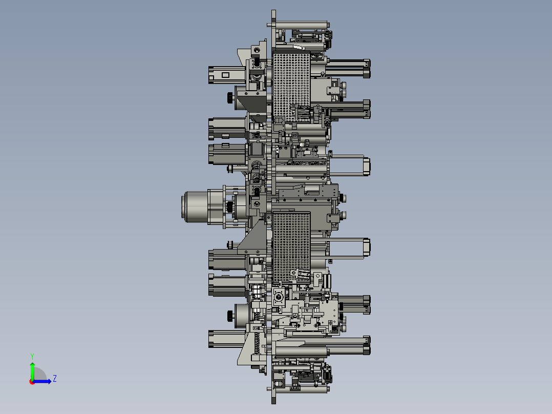 太阳能源收集器左视图