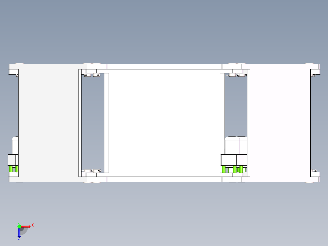 Q188-大型六边形滚动机构的设计与研究【三维SolidWorks】俯视图