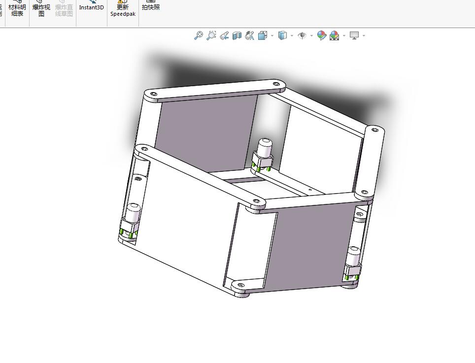 Q188-大型六边形滚动机构的设计与研究【三维SolidWorks】
