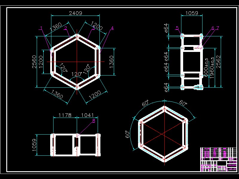 Q188-大型六边形滚动机构的设计与研究【三维SolidWorks】