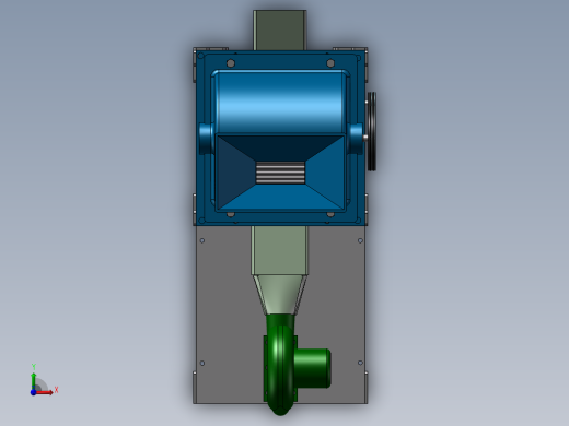 蚕豆剥壳机前视缩略图