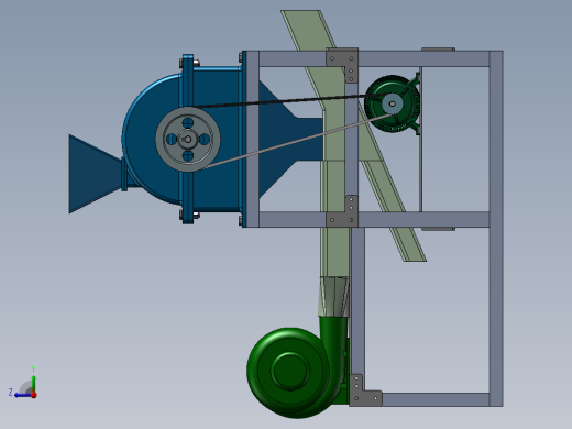 蚕豆剥壳机右视缩略图