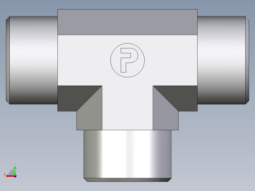 卡套式工业通用硬管接头EO_Union_tee_T16SCFX后视缩略图