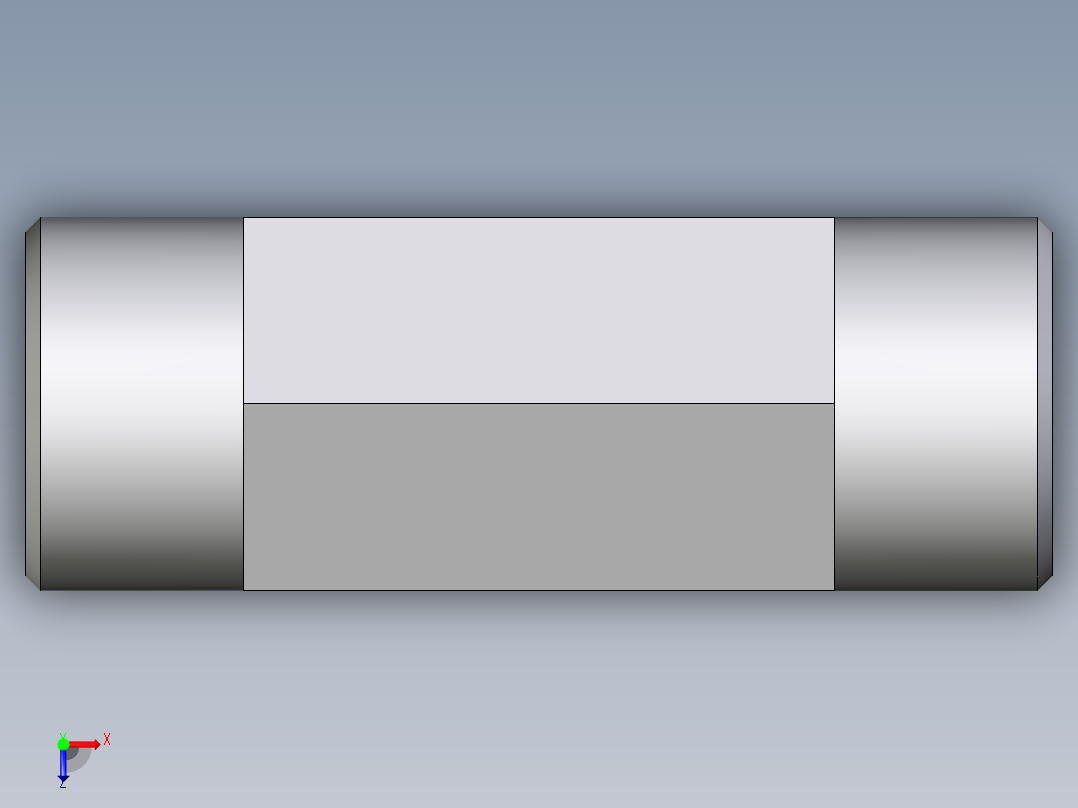 卡套式工业通用硬管接头EO_Union_tee_T16SCFX俯视图