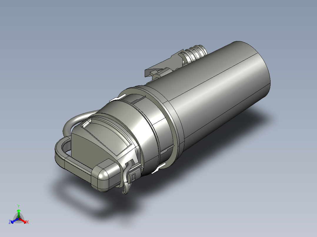 灭火器正等轴测图