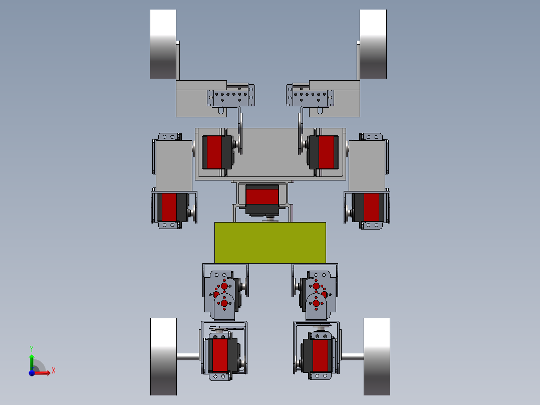 变形金刚（二维+三维+设计+程序+原理图）前视图