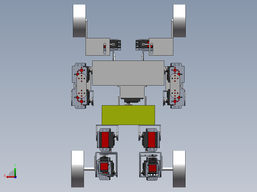 变形金刚（二维+三维+设计+程序+原理图）后视图