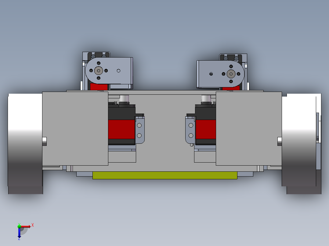 变形金刚（二维+三维+设计+程序+原理图）俯视图