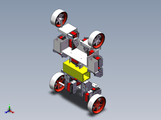 变形金刚（二维+三维+设计+程序+原理图）正等轴测缩略图