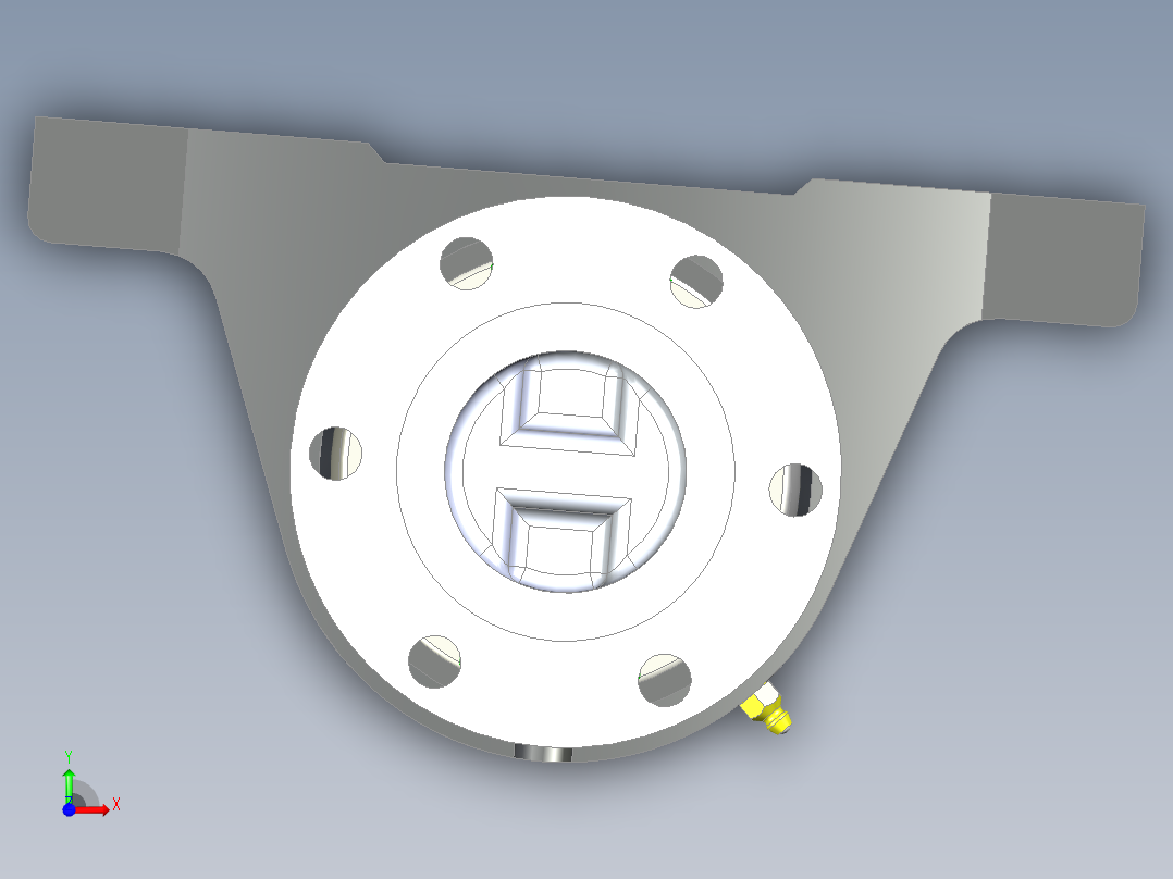万向接头前视图