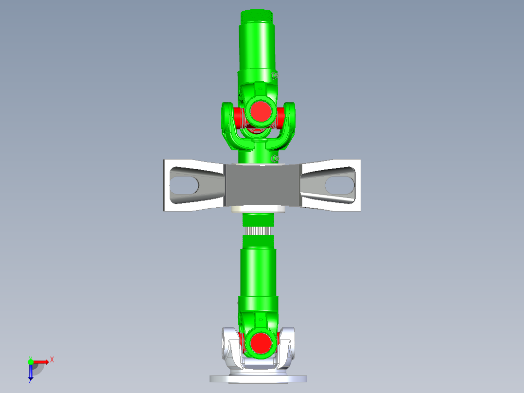 万向接头俯视图