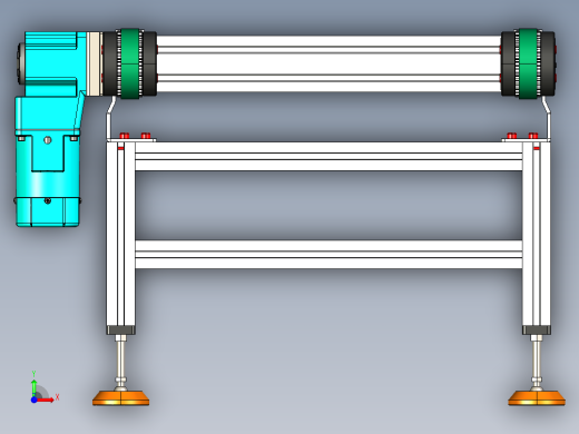 LE-XC4080-齿形同步线左直连驱动前视缩略图
