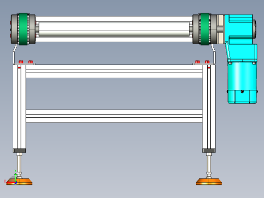 LE-XC4080-齿形同步线左直连驱动后视缩略图