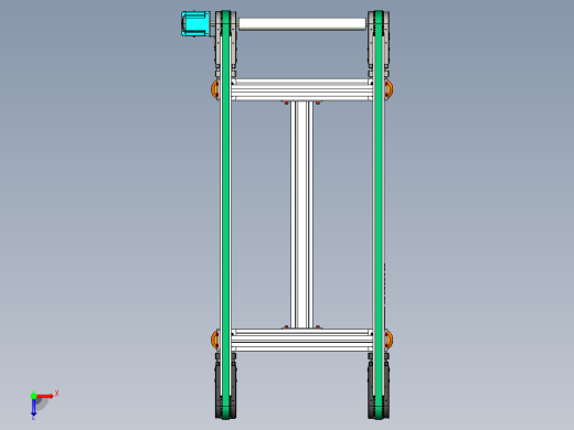 LE-XC4080-齿形同步线左直连驱动俯视缩略图