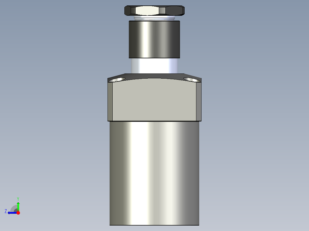KOSMEKLHS1050-CR-Y45多系列多零件图纸模型右视图