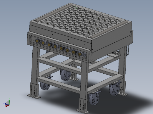 斜轮分拣机三维图==1013807==190