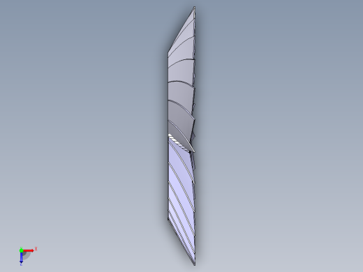 涡轮 叶片 涡扇 (28)俯视缩略图