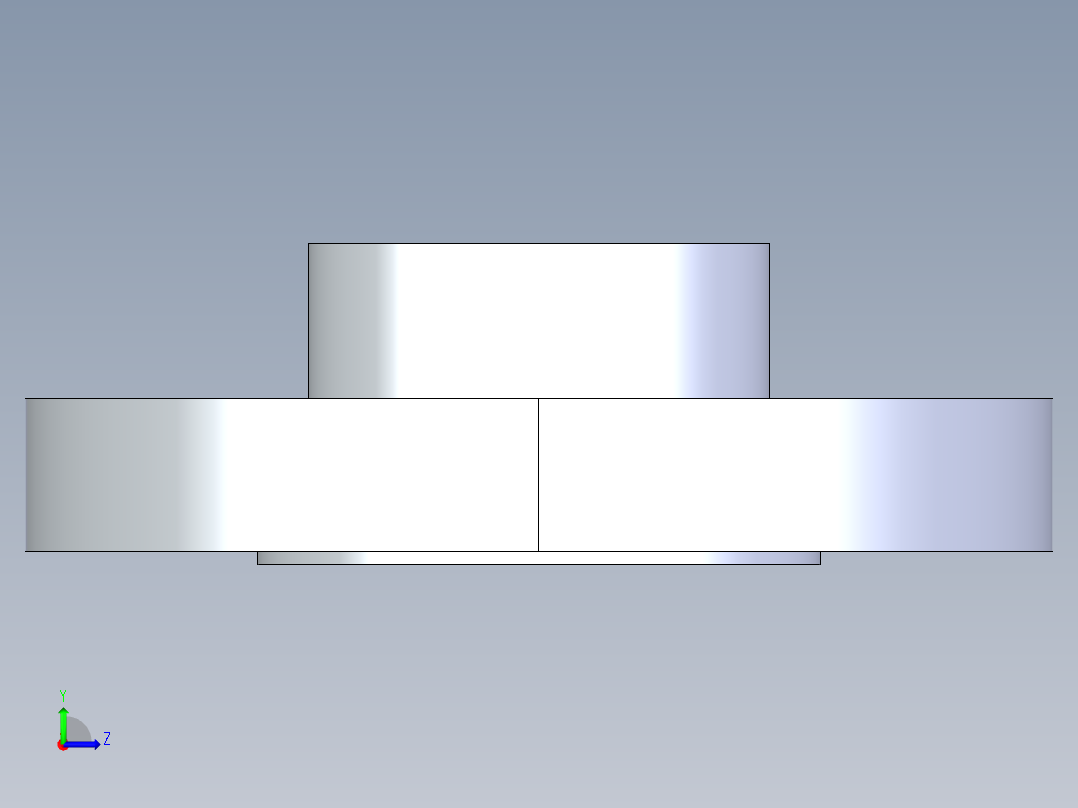 CPVC管件26-Sch80_Flange Vanstone_SOC_9854-012_1.25in左视图