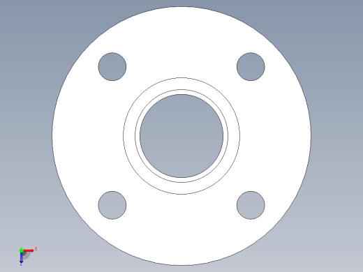 CPVC管件26-Sch80_Flange Vanstone_SOC_9854-012_1.25in俯视缩略图