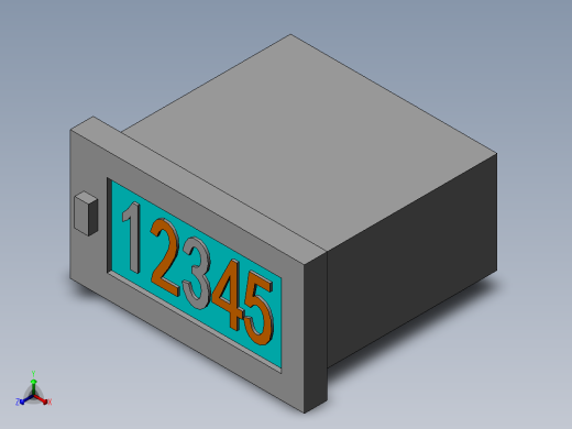 计数器正等轴测缩略图